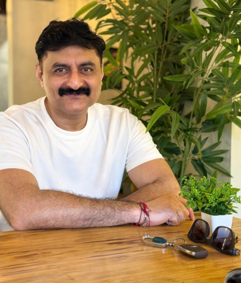 Dr. Nimish Bamta at his desk